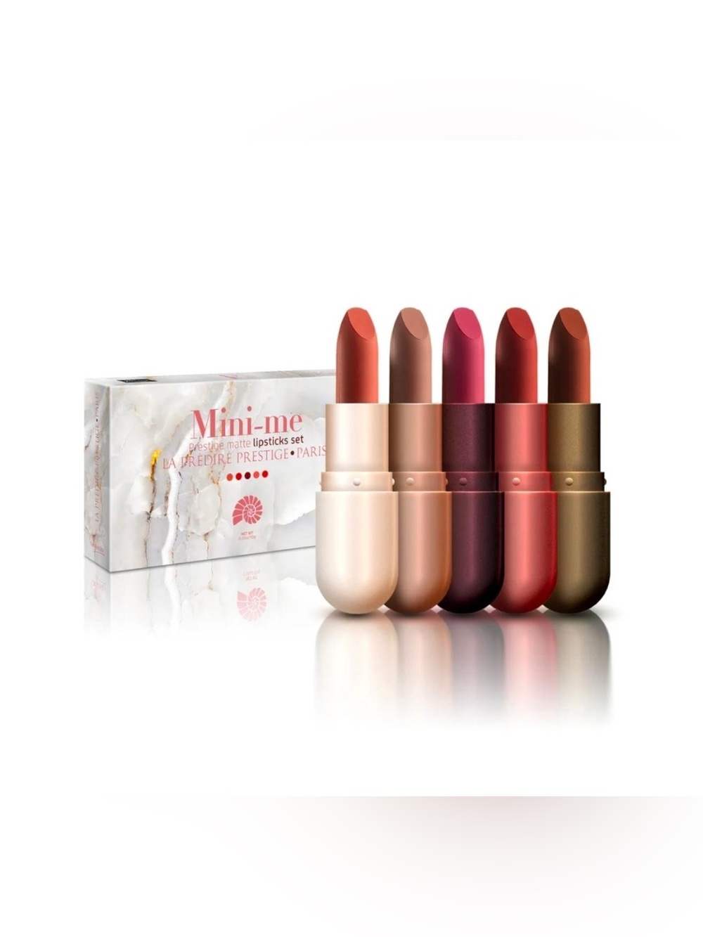 La Prédiré Prestige Paris Mini-Me Matte Lipstick 5pc Set - FACTORY SEALED